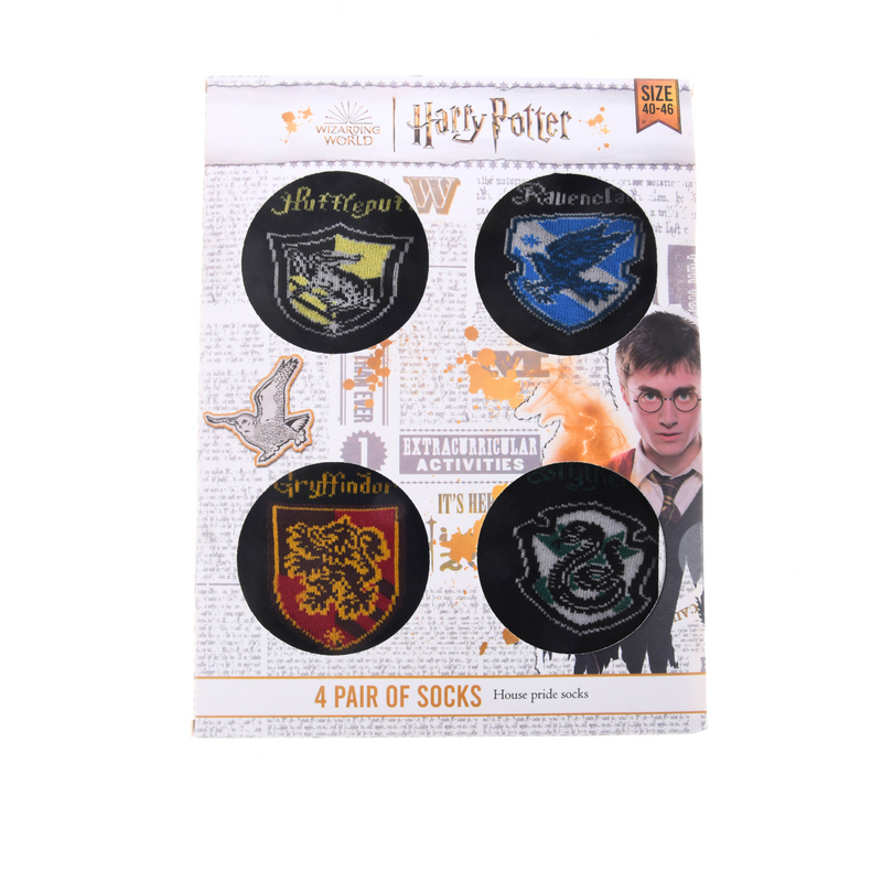 Harry Potter Socken 4 Paar - Größe 36-41