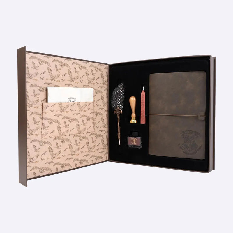 Harry Potter Hogwarts Kalligrafie Schrijfset - Veerpen, Inkt & Zegelwas
