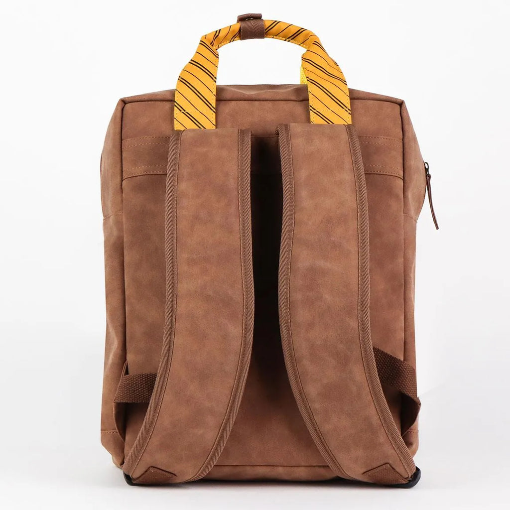 Harry Potter Hufflepuff Rucksack Braun Gelb