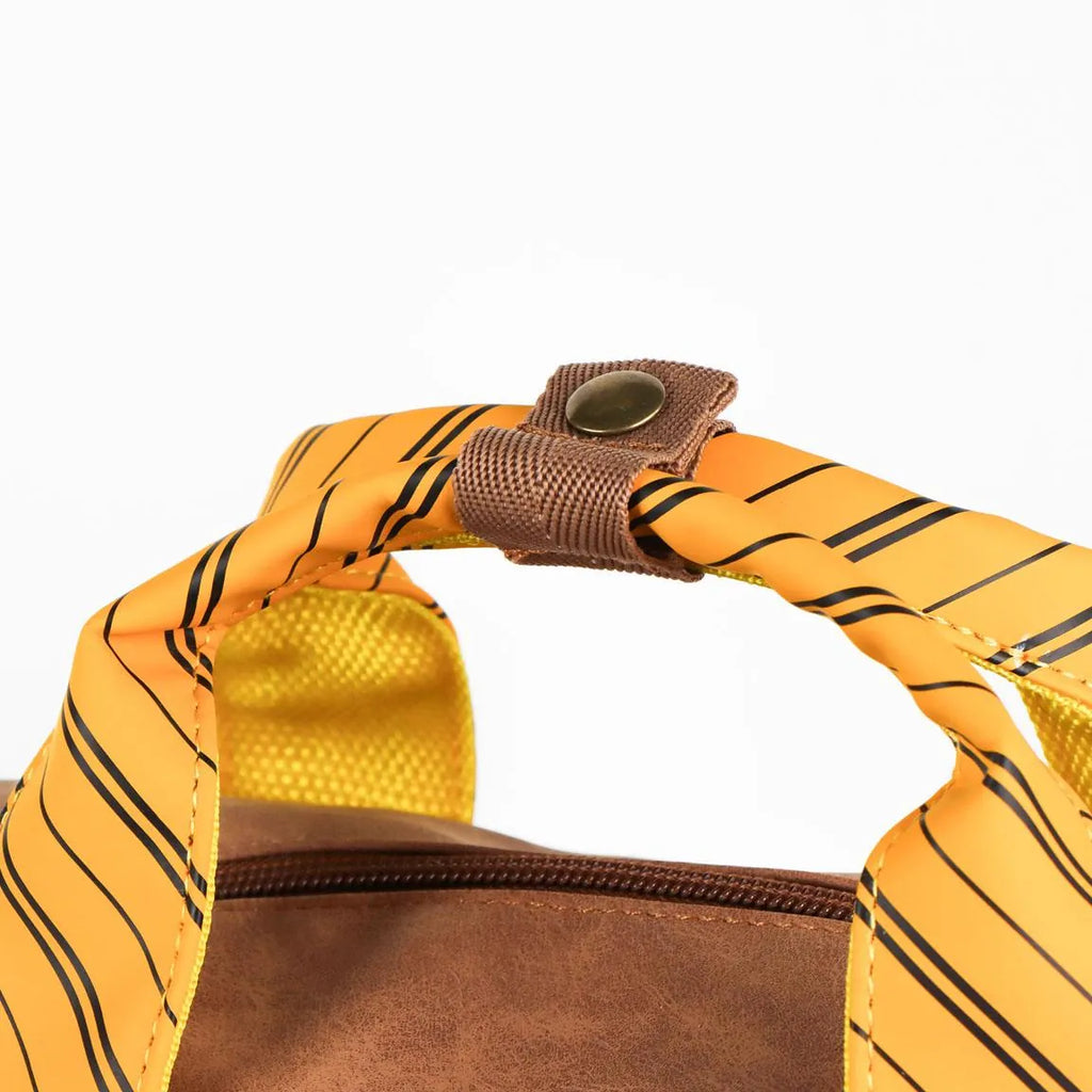 Harry Potter Hufflepuff Rucksack Braun Gelb