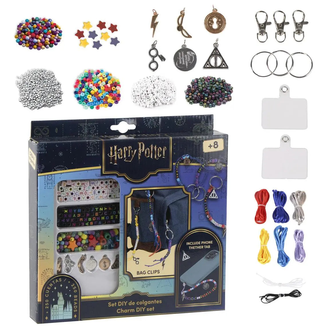 Harry Potter Knutselset Kinderen – DIY Kralen, Sleutelhangers en Armbandjes Maken Set Jongens en Meisjes