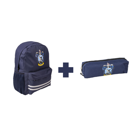 Harry Potter Rucksack + Federtasche Ravenclaw - Höhe 41cm
