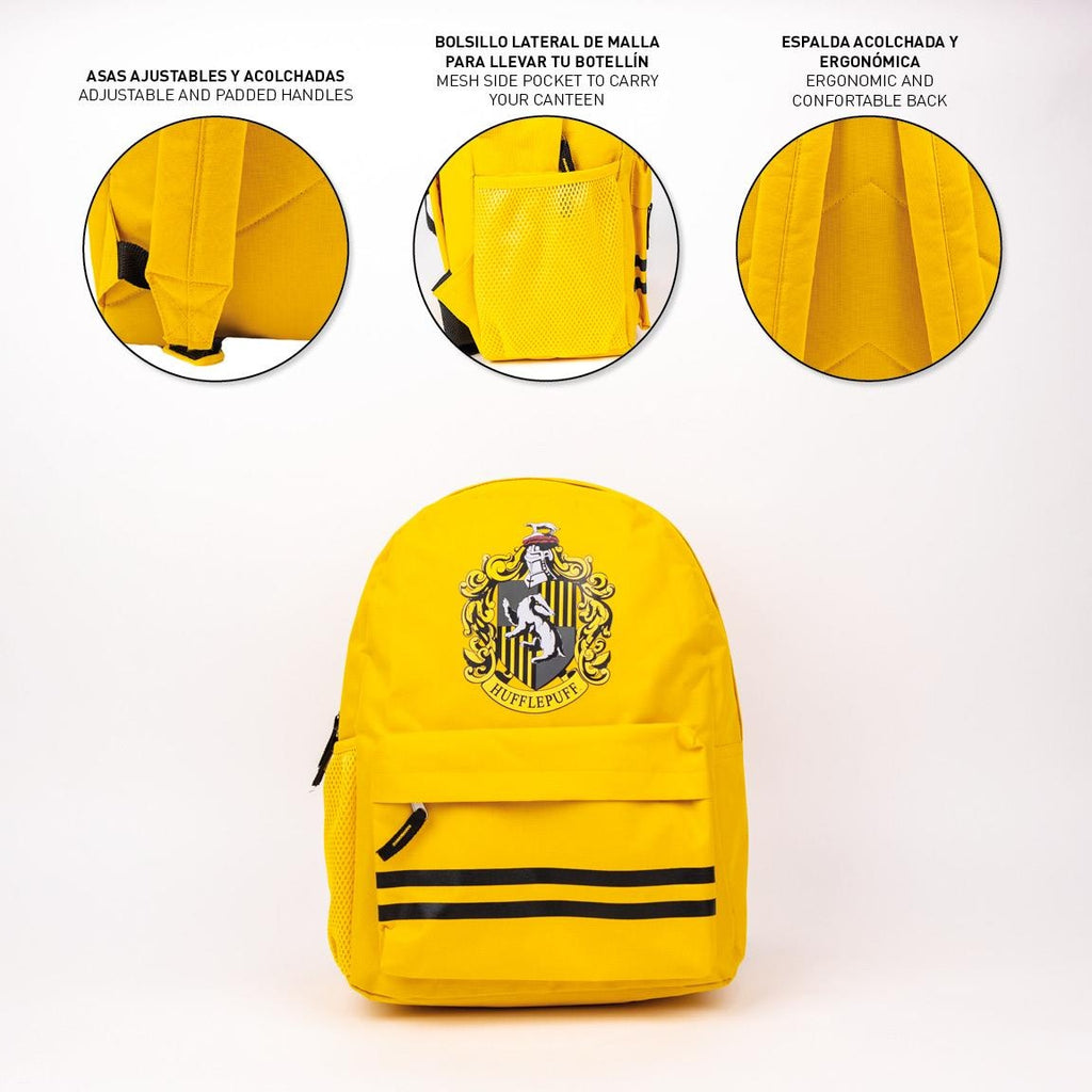 Harry Potter Backpack + Case Hufflepuff - Height 41cm