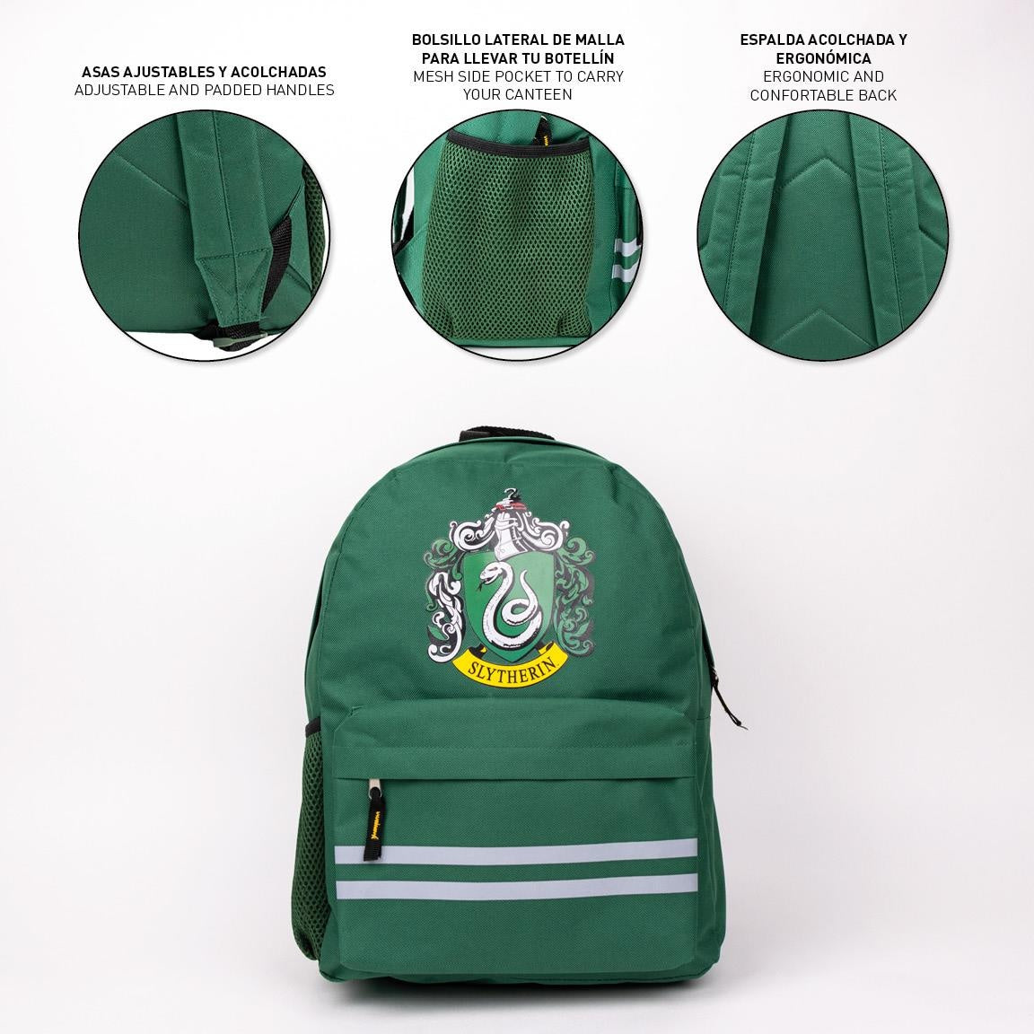Harry Potter Rugzak + Etui Slytherin- Hoogte 41cm