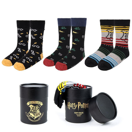 Harry Potter Sokken Heren Dames Cadeauverpakking 3 Paar