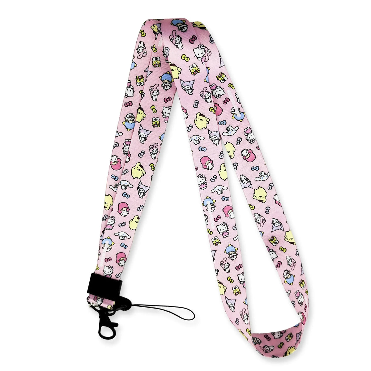 Hello Kitty & Friends Schrijfwarenset - 4-Kleurenpen, Etui en Keycord