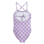 Hello Kitty Kuromi Badpak Meisjes – Paars Badpak met Kuromi Print – Zomer Zwemkleding – Officieel Gelicenseerd