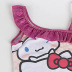 Hello Kitty Badpak Meisjes - Sanrio Badpak met Glitters - Officiële Merchandise