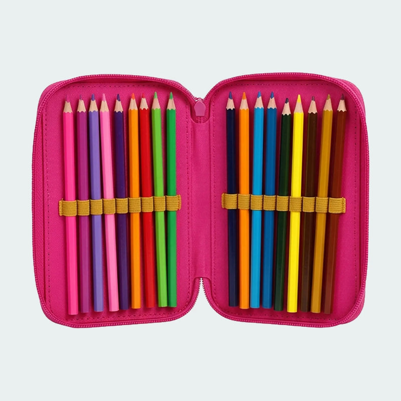Hello Kitty and Friends Gevulde Etui 3 Vaks – 46 Delig – Officieel Gelicenseerd