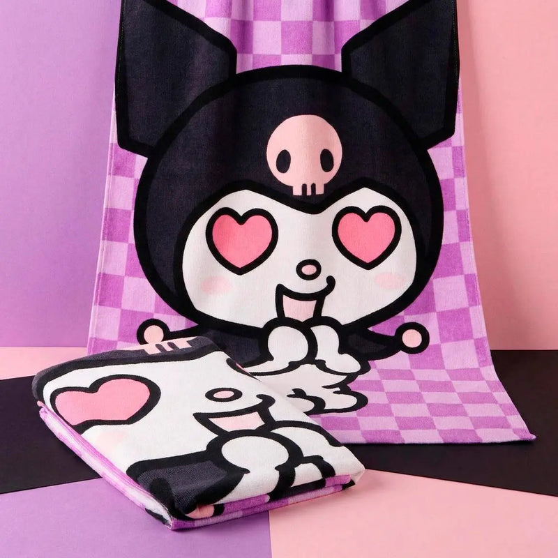 Kuromi Beach Towel Girls