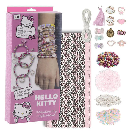 Hello Kitty Armbandjes Maken Set Kinderen – DIY Kralen Set – 1000+ Kralen – Knutselen Meisjes en Jongens – Creatief Speelgoed