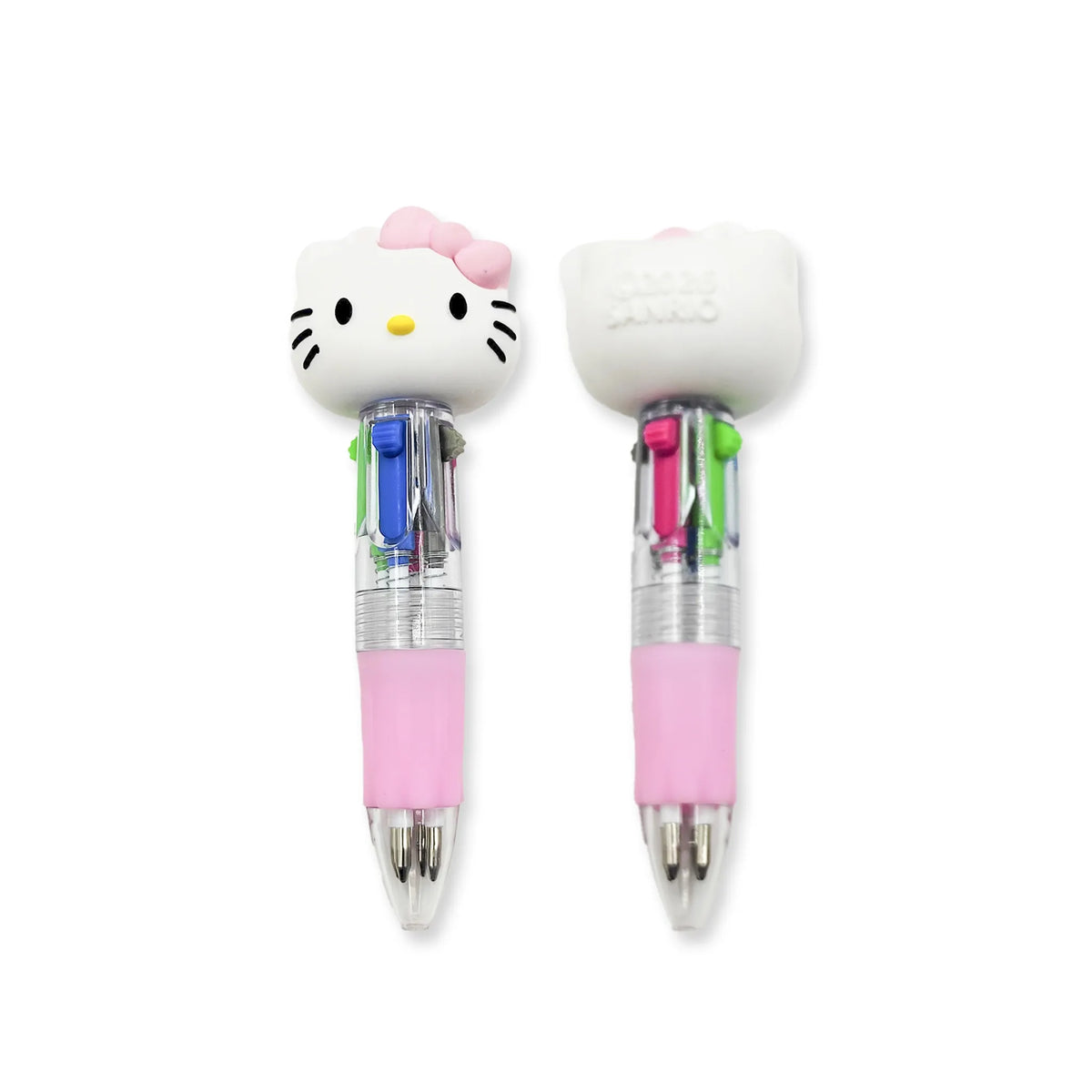 Hello Kitty & Friends Schrijfwarenset - 4-Kleurenpen, Etui en Keycord