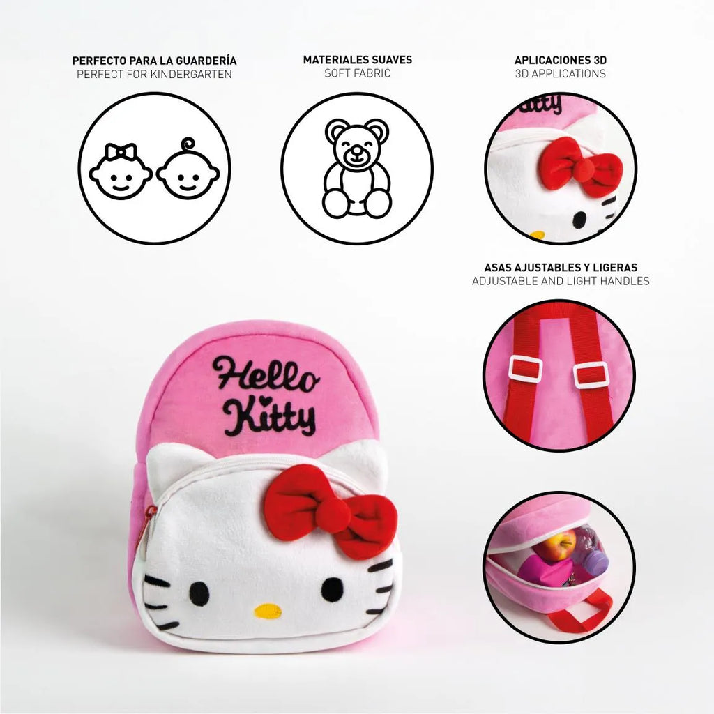 Hello Kitty Rucksack Kinder – Rosa – 22 cm