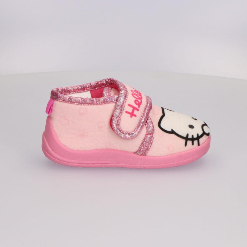 Hello Kitty Sloffen Meisjes – Roze Pantoffels met Klittenbandsluiting – Comfort & Stijl
