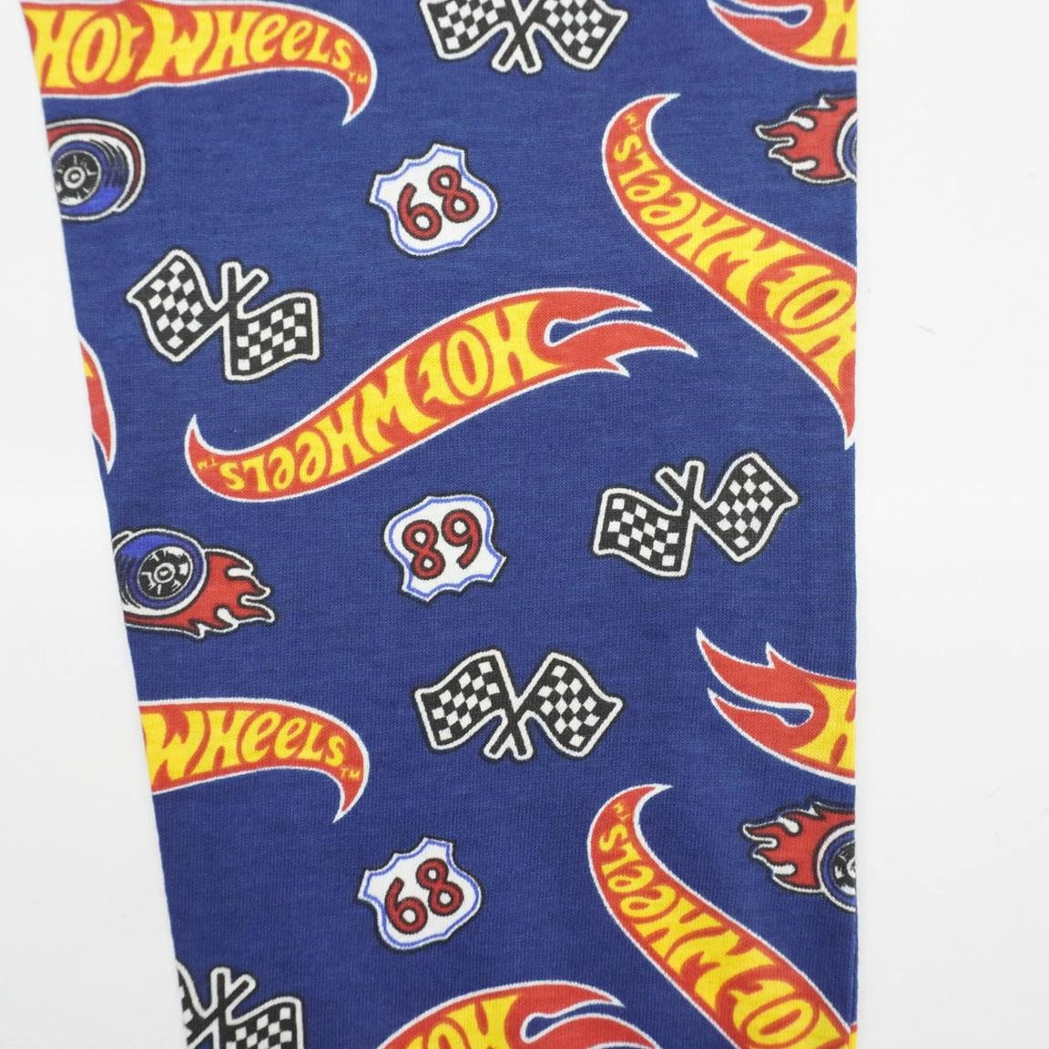 Hot Wheels Pyjama Jongens – Blauwe Kinderpyjama met Auto Print – Comfortabele Slaapkleding met Lange Mouwen en Broek – Officieel Gelicenseerd