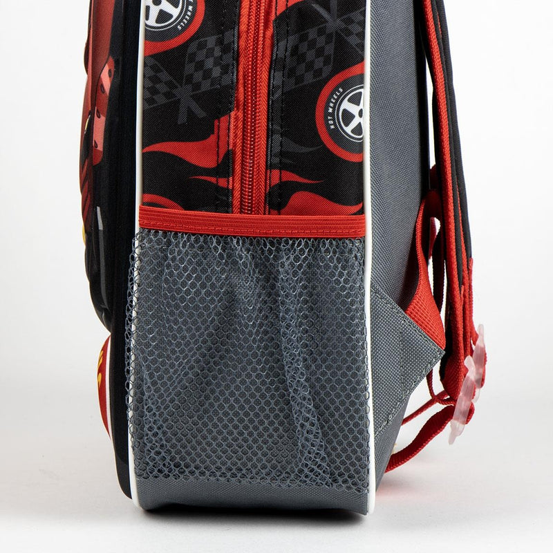 Hot Wheels Kinderrucksack – 3D-Schultasche – Rennwagen-Design – Cooler Rucksack für Jungen & Mädchen