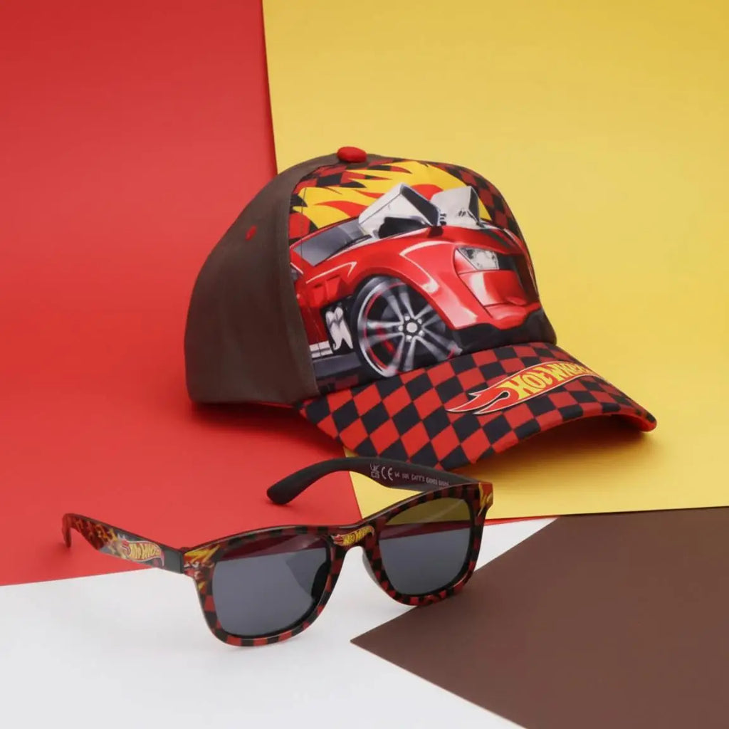 Hot Wheels Cap and Sunglasses Set