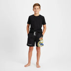 Real Madrid Zwembroek Jongens – Zwarte Zwemshort met Clublogo – Zomer Zwemkleding – Officieel Gelicenseerd