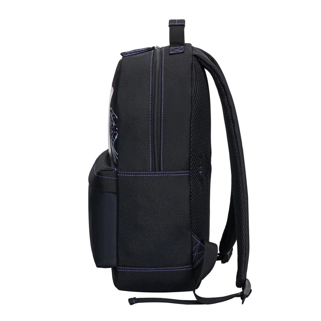 Kpop Demon Hunters Rugzak 43 cm Jongens en Meisjes – Zwart – Schooltas met Voorvak