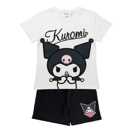 Hello Kitty Kuromi Kledingset – Zomer Set Meisjes – T-shirt en Korte Broek – Officieel Gelicenseerd