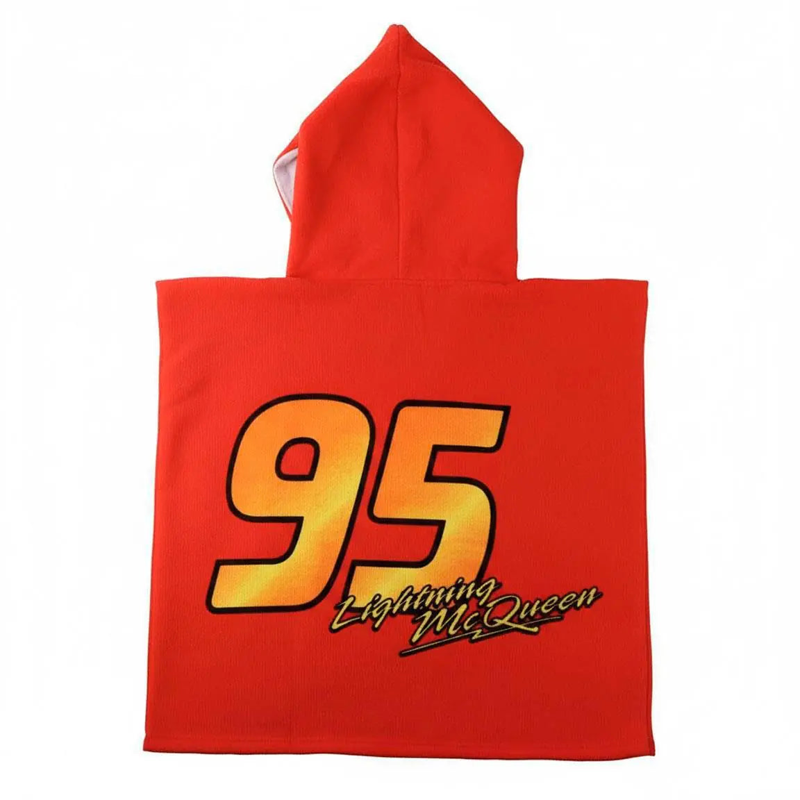 Disney Cars Lightning McQueen Poncho – 55x110 cm – Polyester – Sneldrogend – Strandponcho Kind Jongens