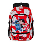 Disney Lilo und Stitch Rucksack 3 Fächer Premium Qualität - Höhe 44cm