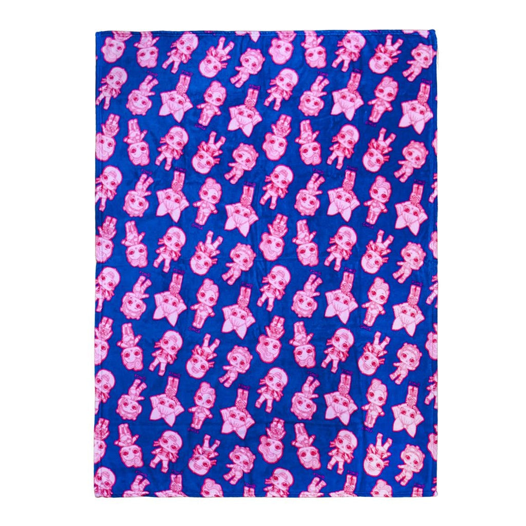 LOL Surprise - Geschenkset - Fleece Plaid 100x160cm - Hausschuhe 30-35