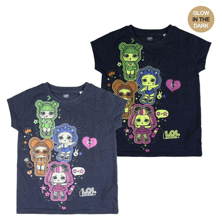 LOL Surprise Meisjes T-shirt Glow in the Dark