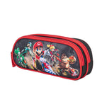 Mario Kart pencil case boys – black red – double
