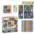 Marvel Avengers Stickerset Kind – 1000 Superhelden Stickers + Kleurboek + Stiften