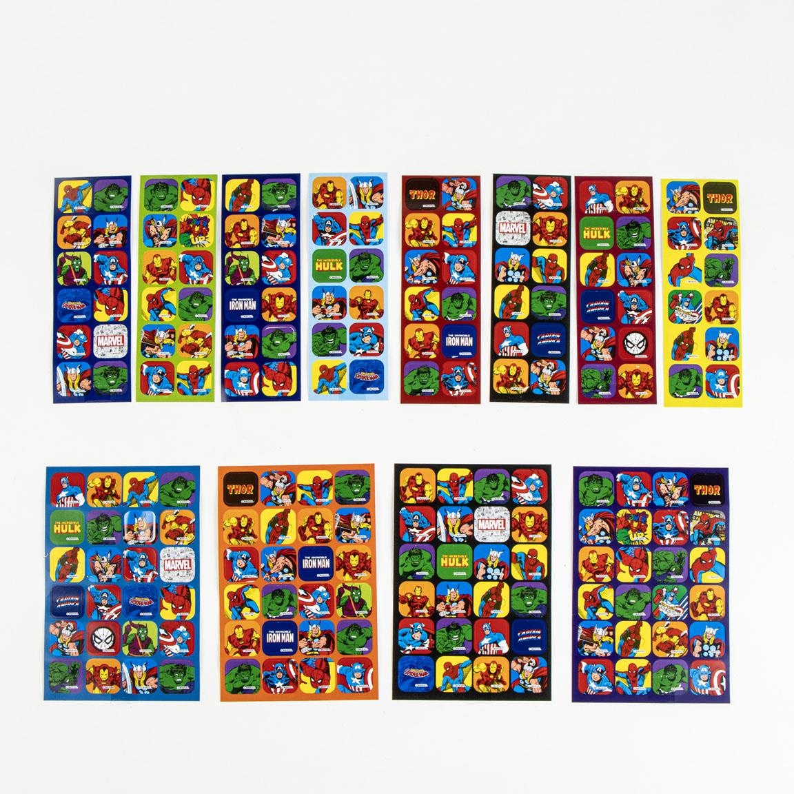 Marvel Avengers Sticker Set for Kids – 1000 Stickers + Coloring Book + Markers