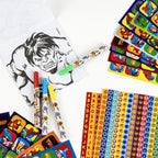 Marvel Avengers Stickerset Kind – 1000 Superhelden Stickers + Kleurboek + Stiften