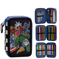 Marvel Avengers Etui Kind – 3-vaks Gevuld – 44-delig – Tekenen & Schrijven – Jongens Schooletui