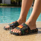 Marvel Comics badslippers met officiële superhelden print