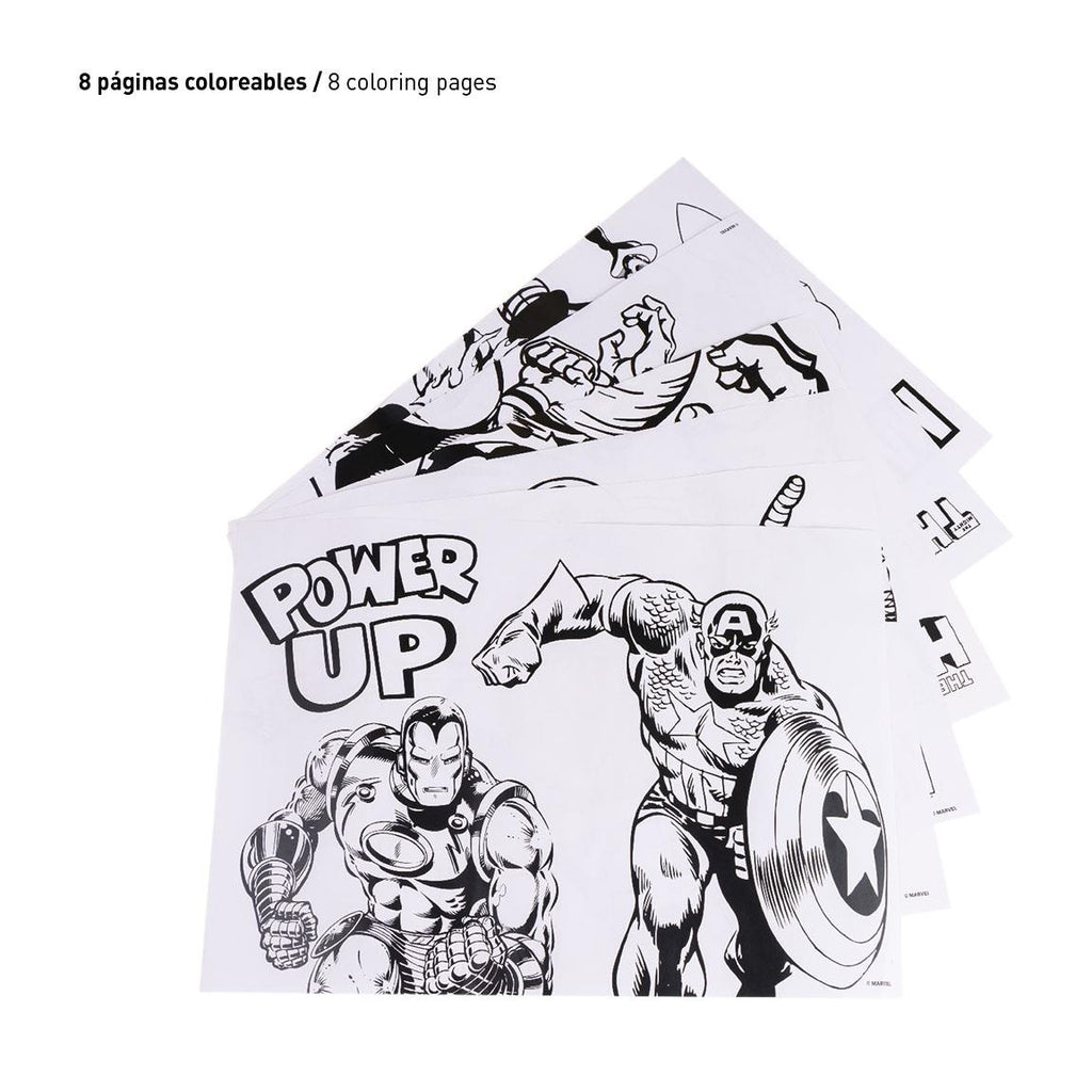 Marvel Avengers Zeichnungsset Zeichnungsbox - 25 Stück