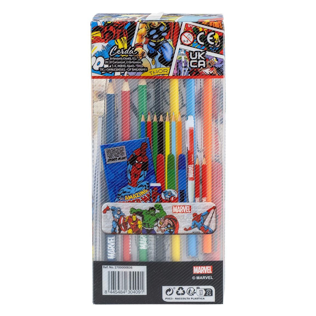 Marvel Avengers Zeichnungsset Zeichnungsbox - 25 Stück
