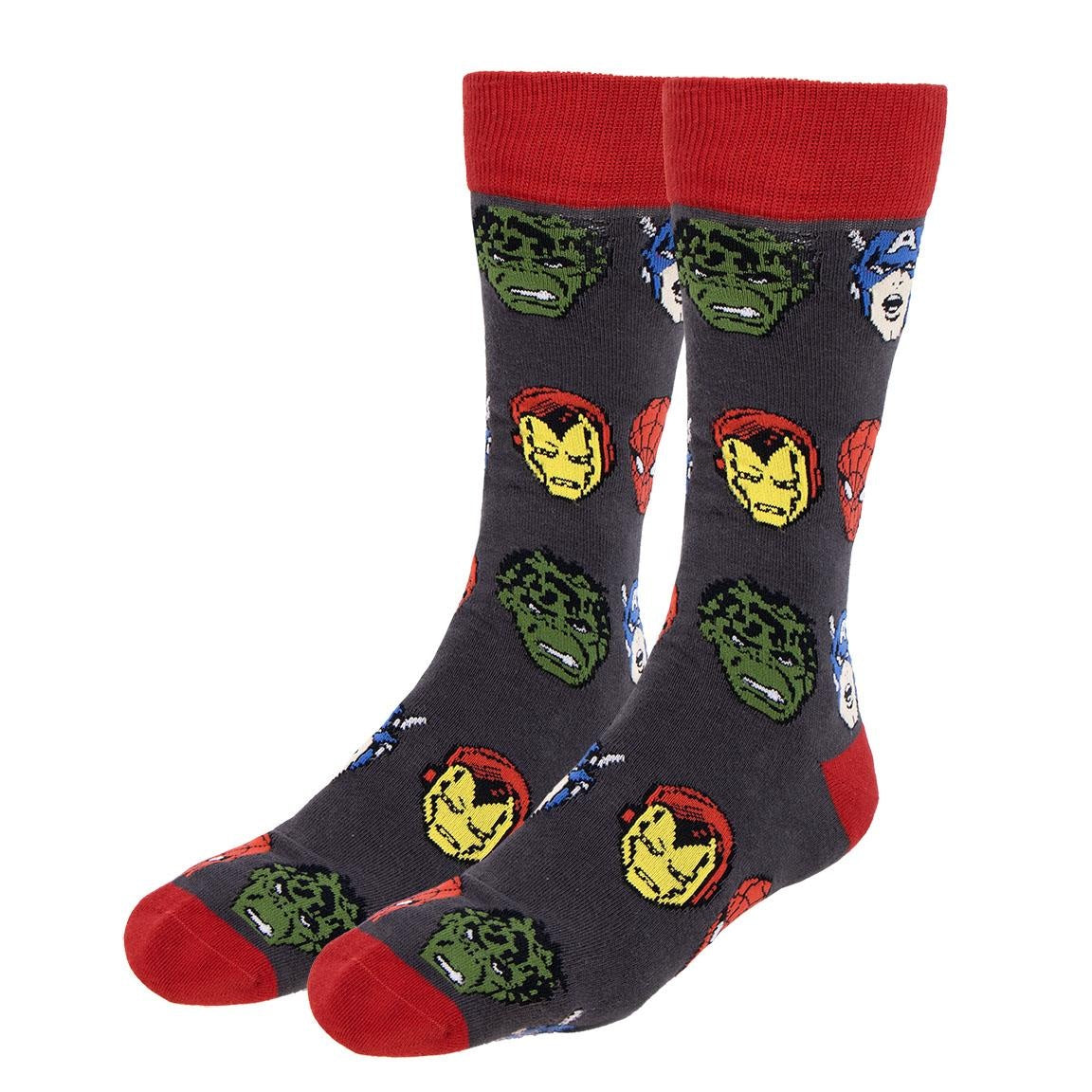 Marvel Socks Men Ladies Gift - 3 Pairs - Size 38/45