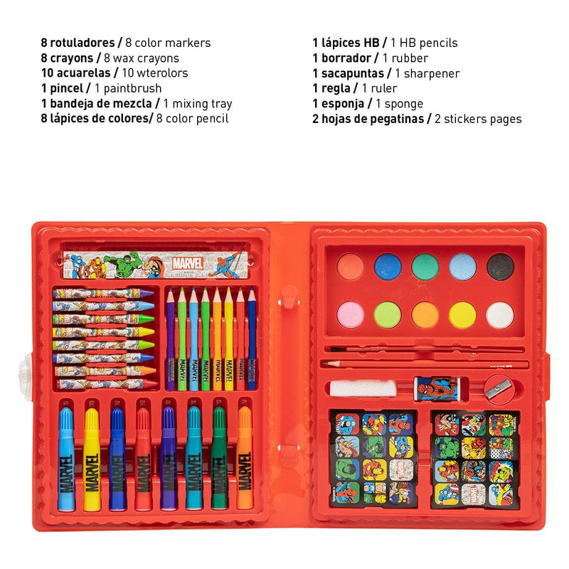 Marvel Avengers Tekenen Tekendoos Tekenset - 43 pieces
