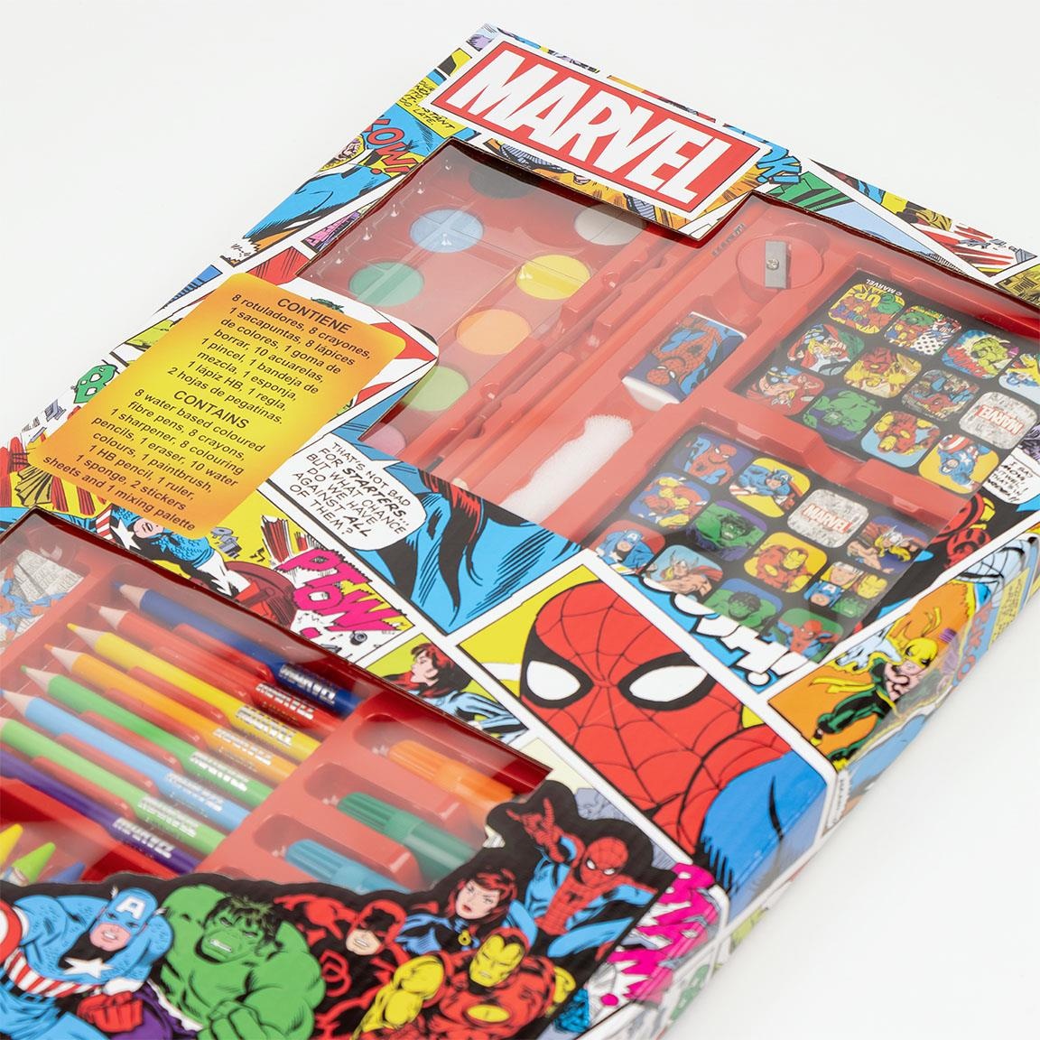Marvel Avengers Drawing Box Drawing Set - 43 pieces