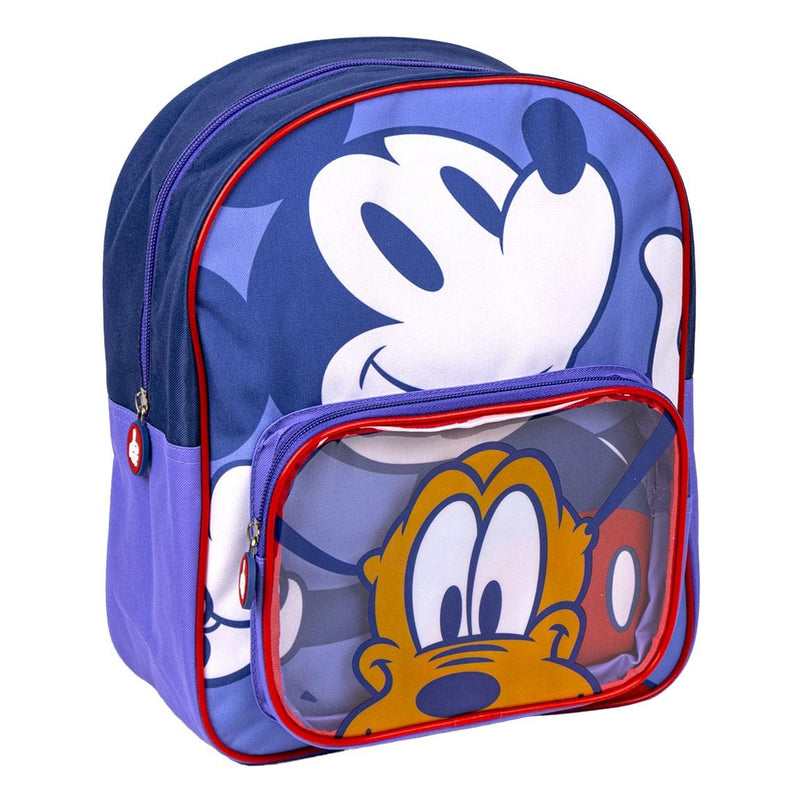 Disney Mickey Mouse en Pluto Rugzak 2 vakken - Hoogte 30cm