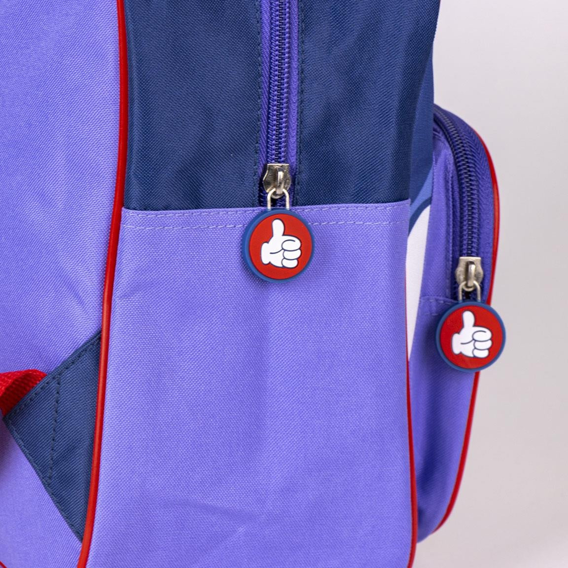 Disney Mickey Mouse und Pluto Rucksack 2 Fächer - Höhe 30cm