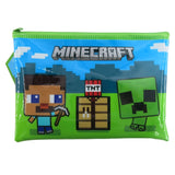Minecraft Pencil Case with Contents - 11 Pieces