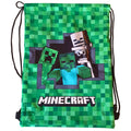 Minecraft Gymtas Kinderen – Sporttas met Trekkoord – Officiële Minecraft Gymbag voor School en Sport