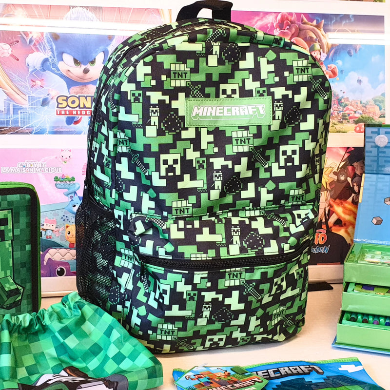 Minecraft Creeper Backpack - Height 44cm