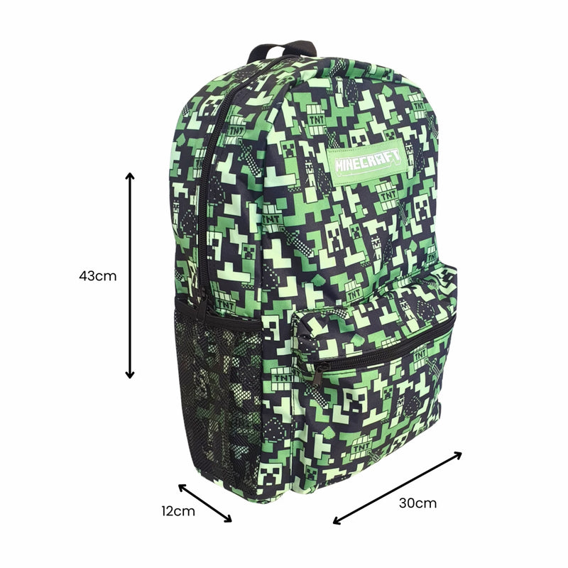 Minecraft Creeper Backpack - Height 44cm