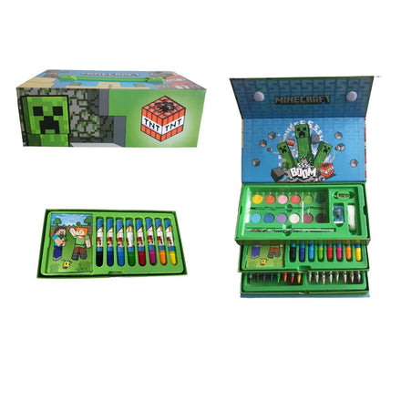 Minecraft Drawing Kit Boys Drawing Girls Craft - 44 Pieces
