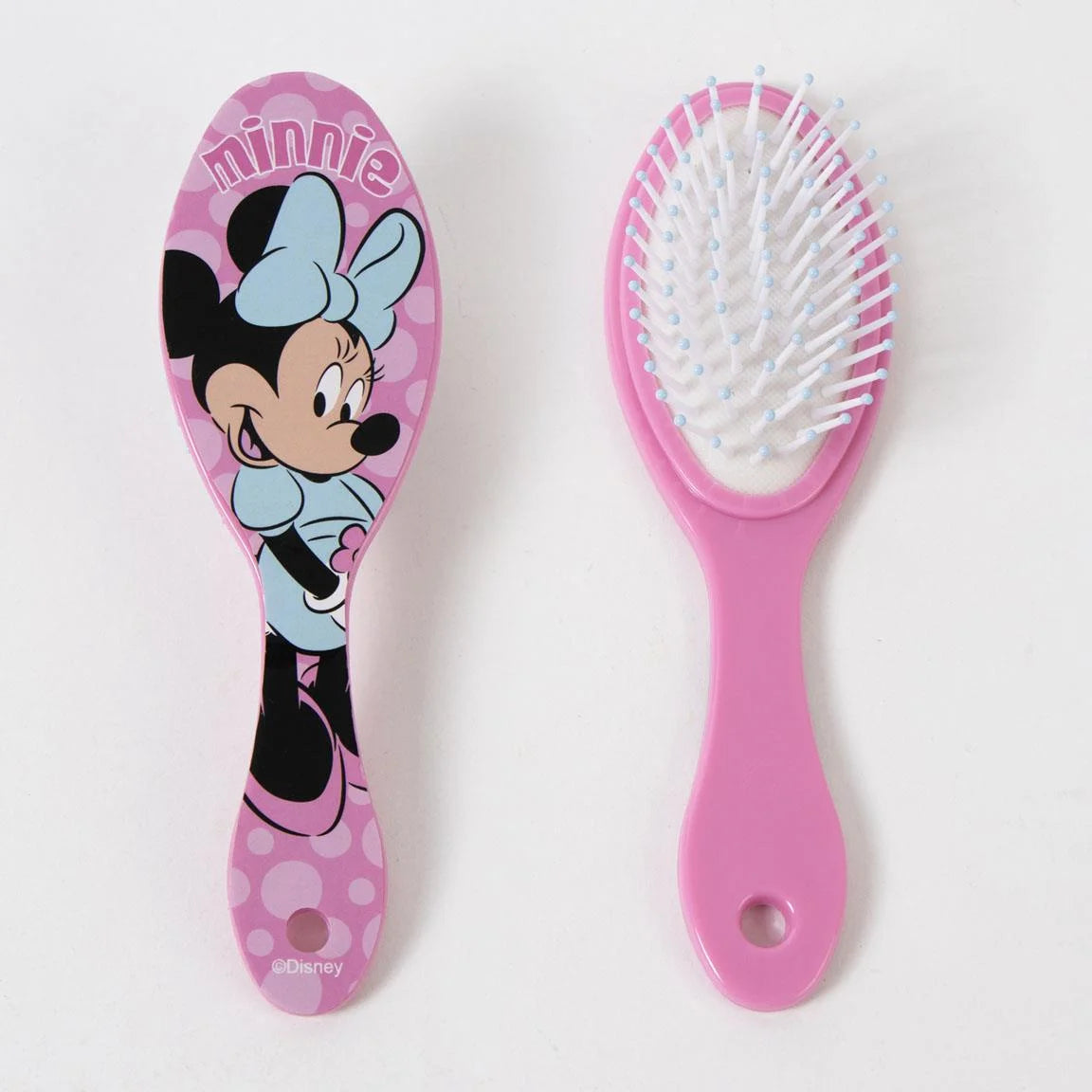 Minnie Mouse Verzorgingsset Toilettas Handdoek Haarborstel Flesje Officieel Gelicenseerd