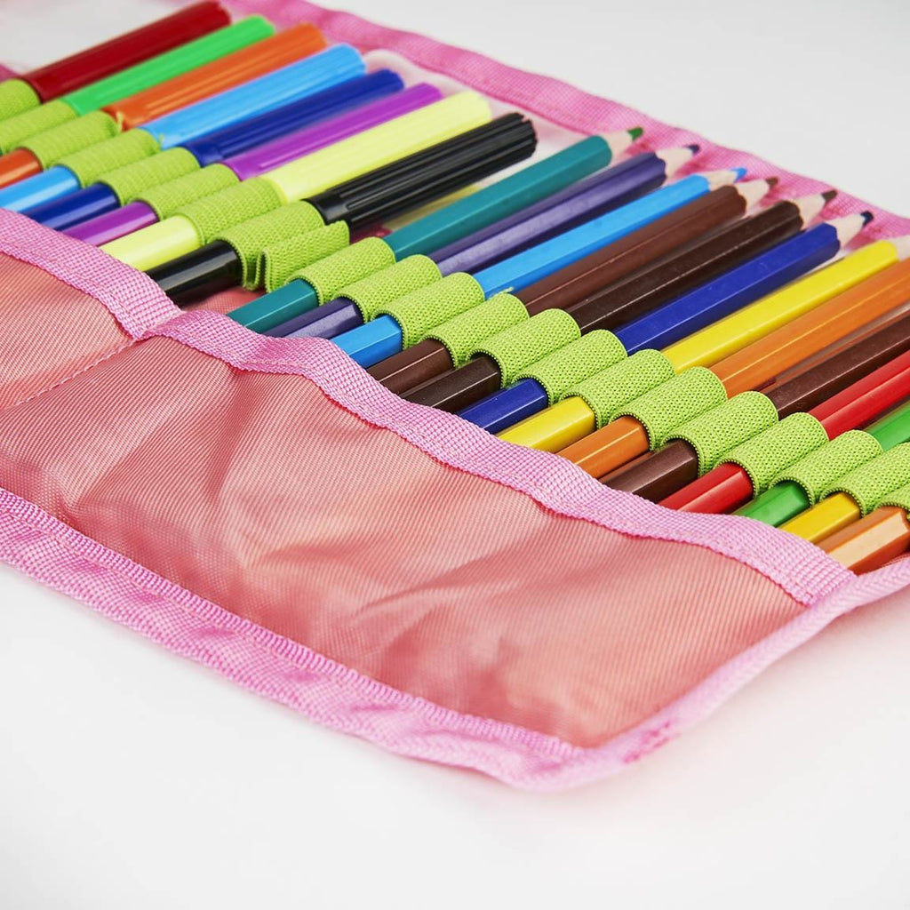 Disney Minnie Mouse Roll-up Pencil Case with Contents