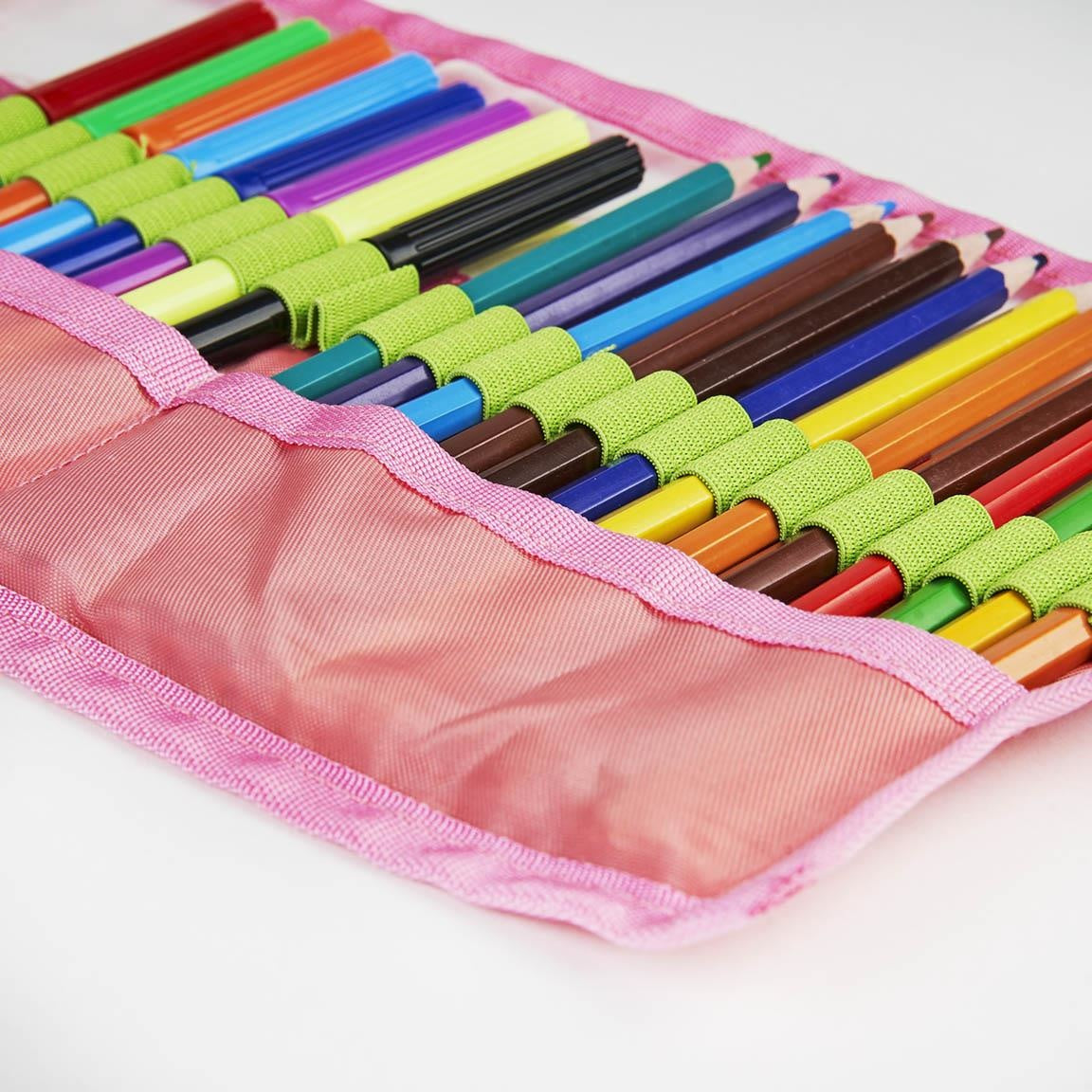 Disney Minnie Mouse Roll-up Pencil Case with Contents