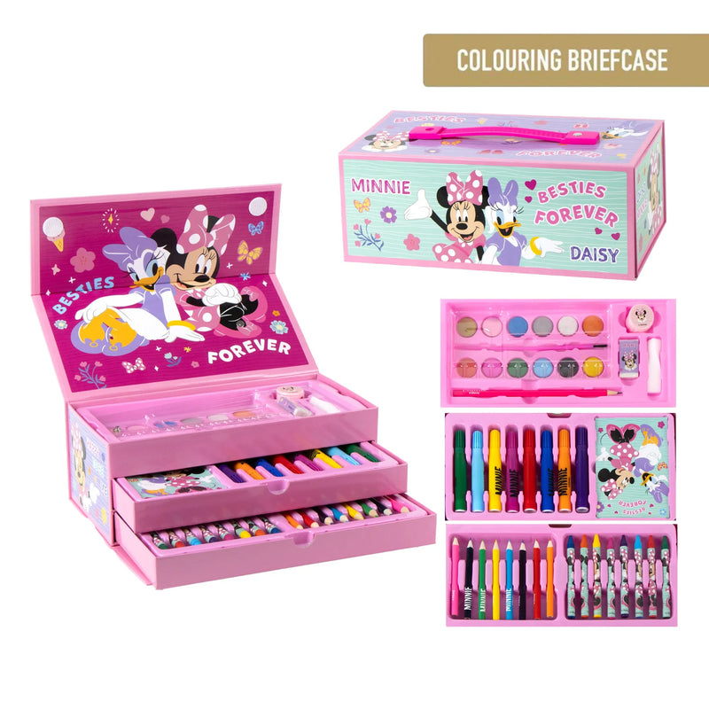 Minnie Mouse Tekendoos Kind – 44-delige Knutselkoffer – Besties Forever – Meisjes Tekenen & Kleuren